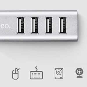 هاب 4 پورت USB 2.0 هوکو مدل HB1