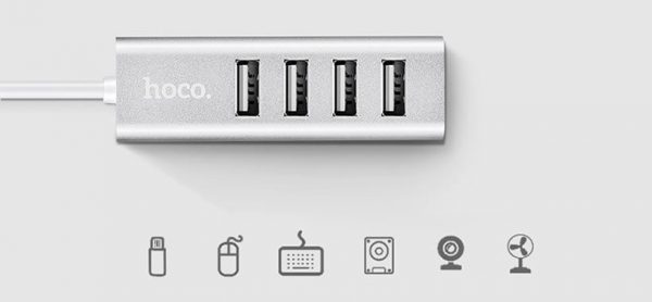 هاب 4 پورت USB 2.0 هوکو مدل HB1
