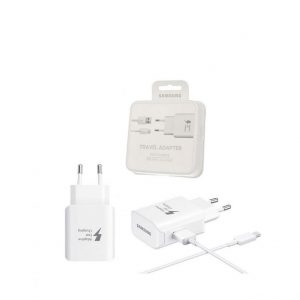 شارژر دیواری سامسونگ مدل EP-TA300 fast charger همراه با کابل