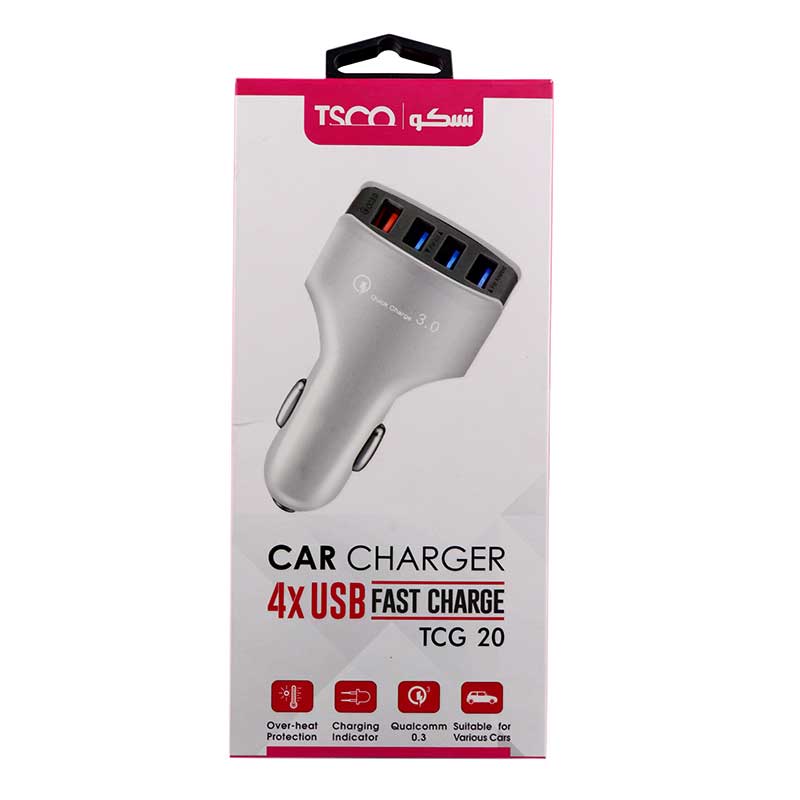 شارژر فندکی تسکو مدل TCG 20
