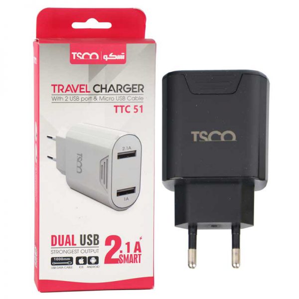 شارژر دیواری تسکو مدل TTC 51