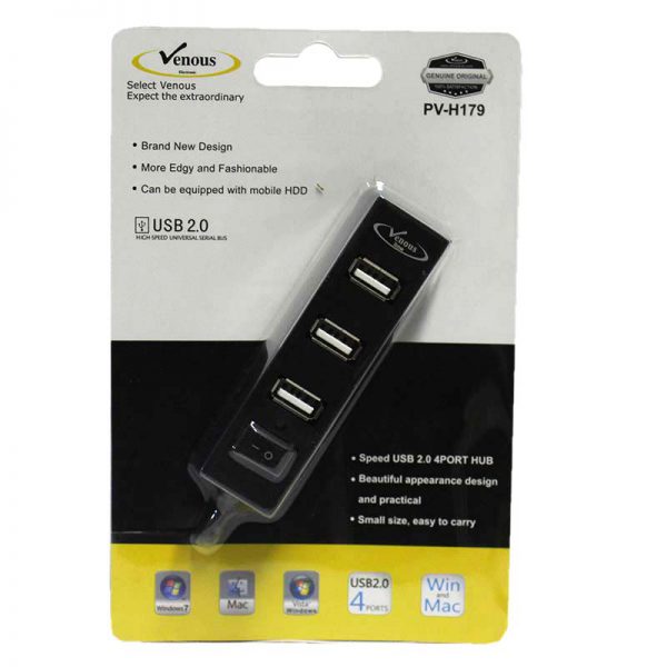 Venous PV-H179 USB Hub هاب یو اس بی ونوس - تصویر 3