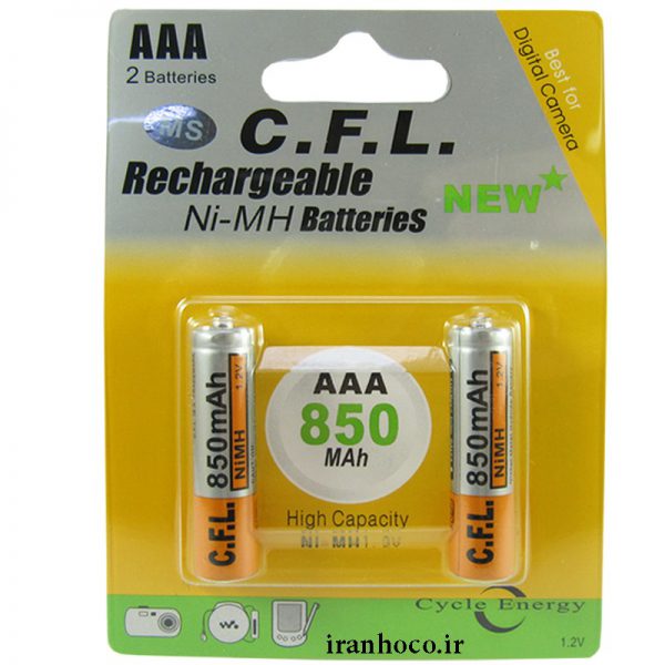 باتری شارژی متال هیدرید 850mah CFL